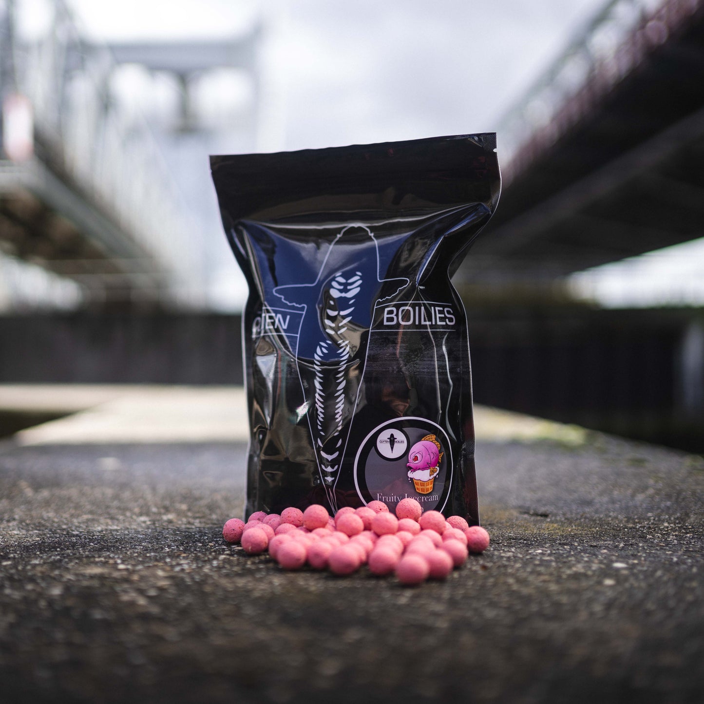 Fruity Icecream boilies van Cuyten Boilies voor karpervissen