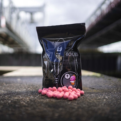 Fruity Icecream boilies van Cuyten Boilies voor karpervissen